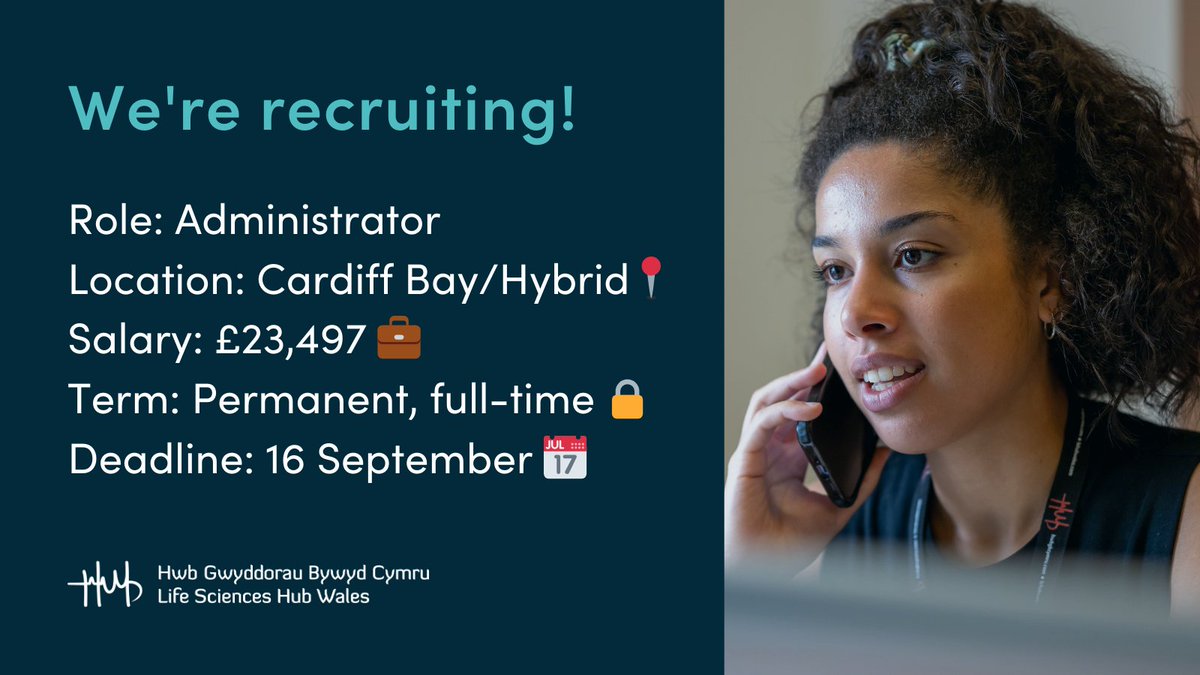 Are you organised? Friendly? A team player with great attention to detail? Join our team as an Administrator!

Cardiff Bay/Hybrid 📍
£23,497 💼
Permanent, full-time 🔒

The closing date is 16 September!

Interested? You know what to do ⬇️ lshubwales.com/administrator-0