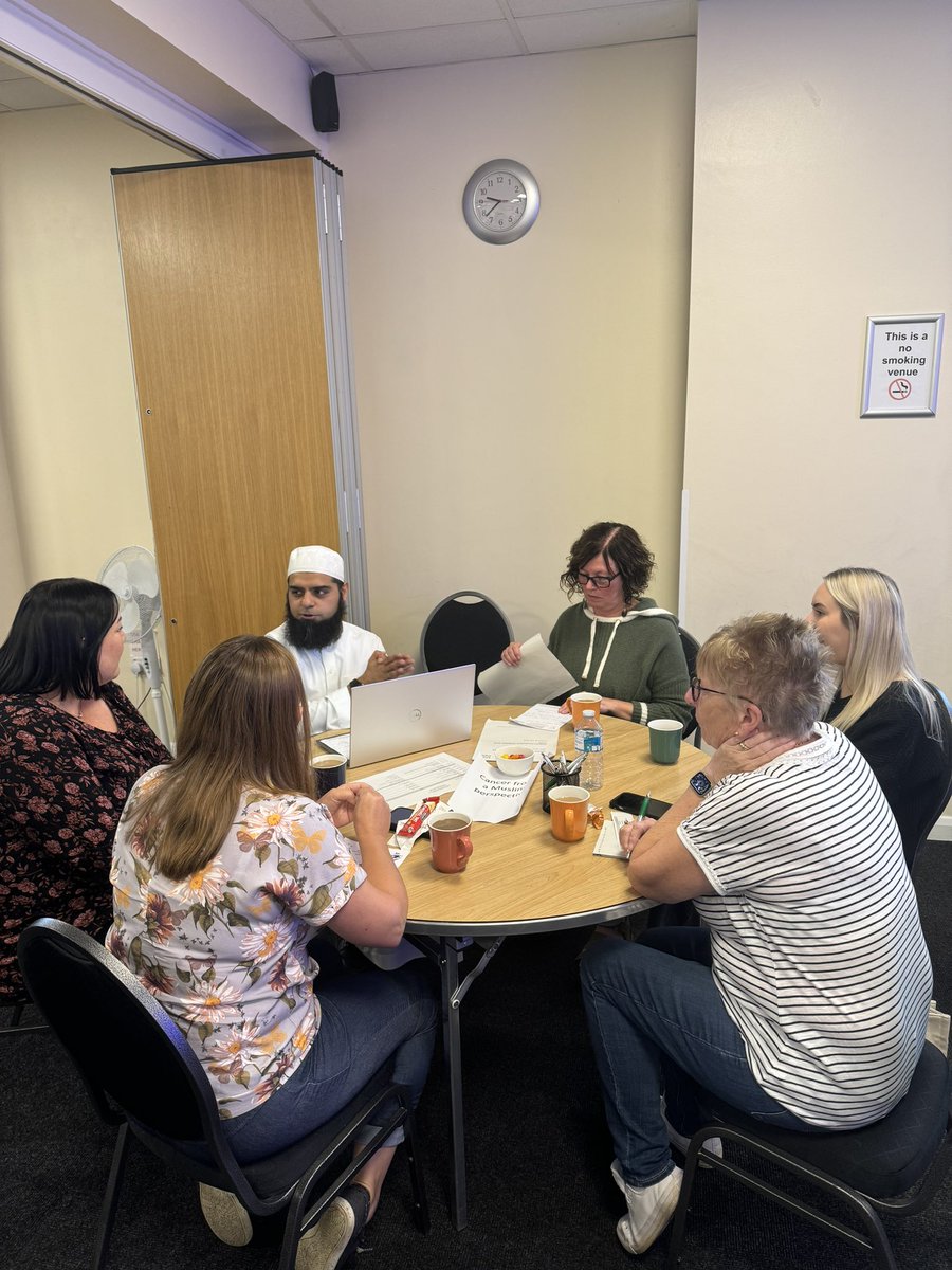 ellie_nhs's tweet photo. Action table at the Cancer CNS forum - Atikur Patel (Imam/ Chaplain) talking Cancer from a Muslim perspective. #ULHT #CancerCNS #CancerCNSforum #cancer @nurselauren25 https://t.co/vLL9uGQLTX