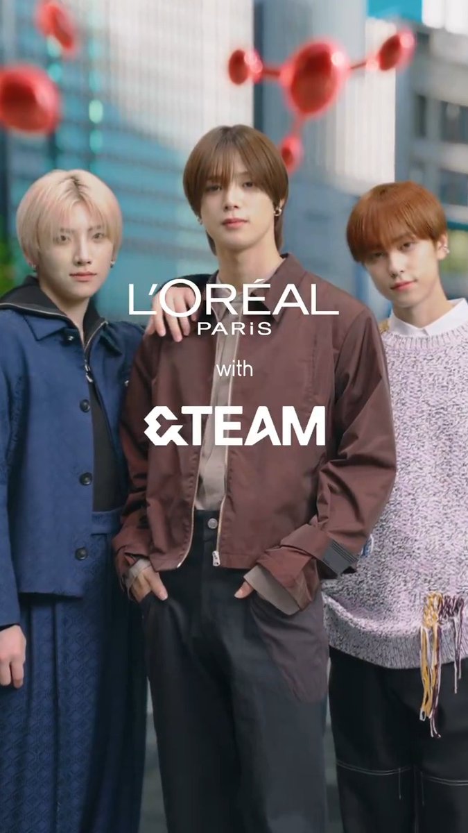 K #YUMA #TAKI がロレアル パリ 新製品＜ボンド リペア＞広告モデルに