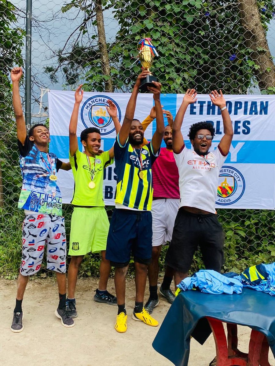 ManCityAddis2's tweet photo. 🏆⚽️ What an incredible day at the Ethiopian Manchester City Fans Tournament! 🎉 Huge thanks to everyone who participated and made it unforgettable. Congrats to our winners—your trophy and medals are well deserved! 💙
 #MCFC #mancityaddis
#Mancityosc https://t.co/ctmEv70GBE