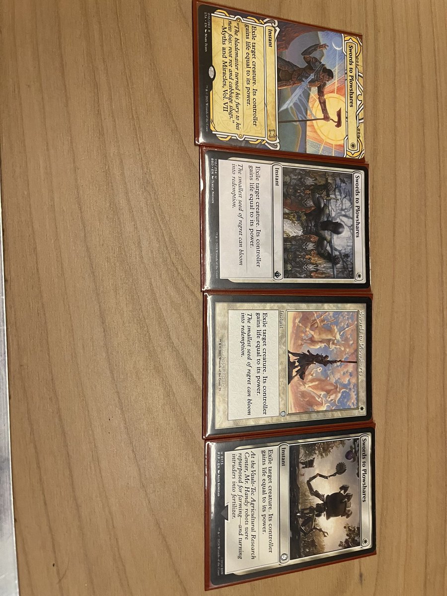 NAltaparmakov's tweet photo. @kaibudde @dominharvia @ChimeraGamingCA This was my genuine playset for @4Tournaments Legacy this weekend - rate /10? https://t.co/Q0DvvkJhF5