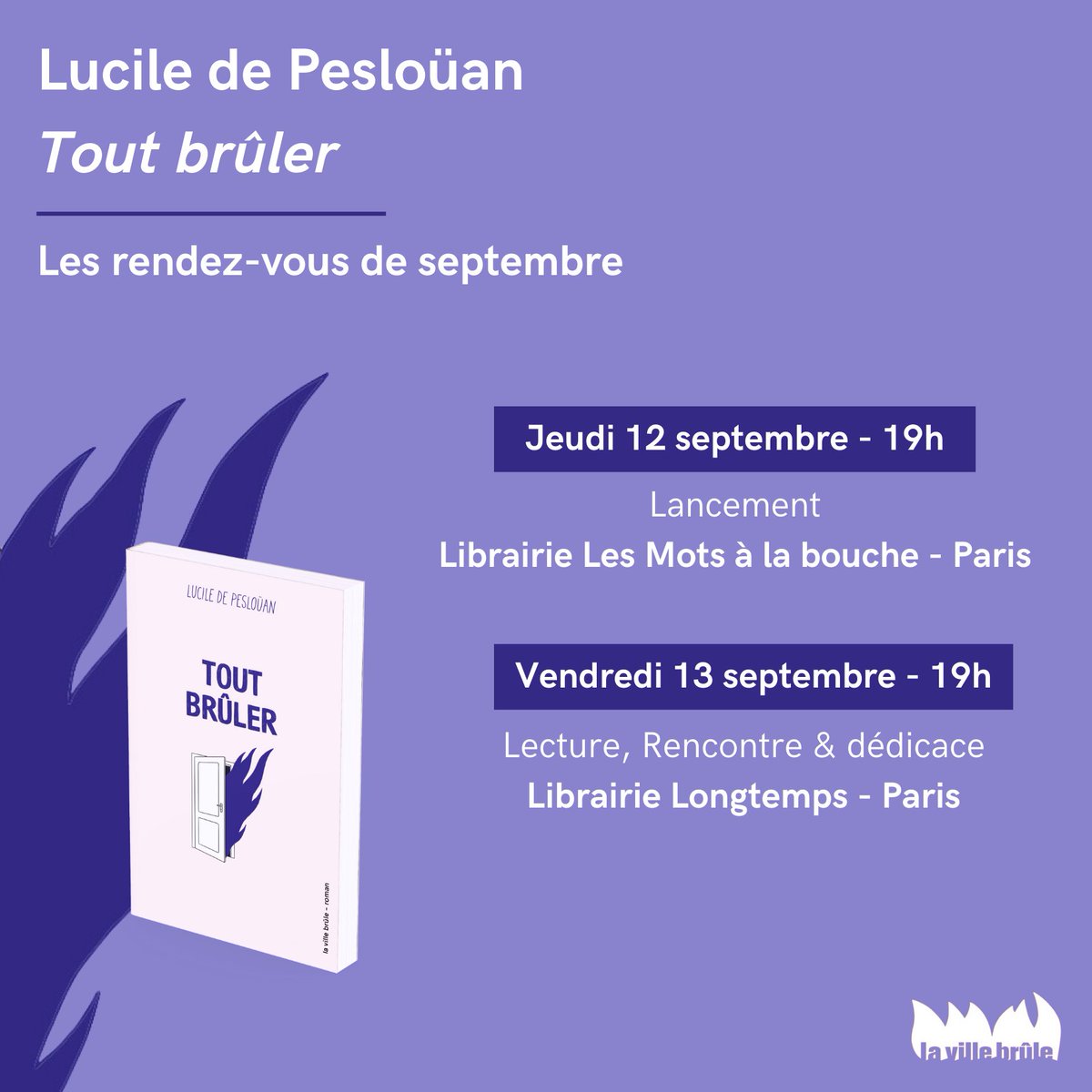 éditions la ville brûle tweet media