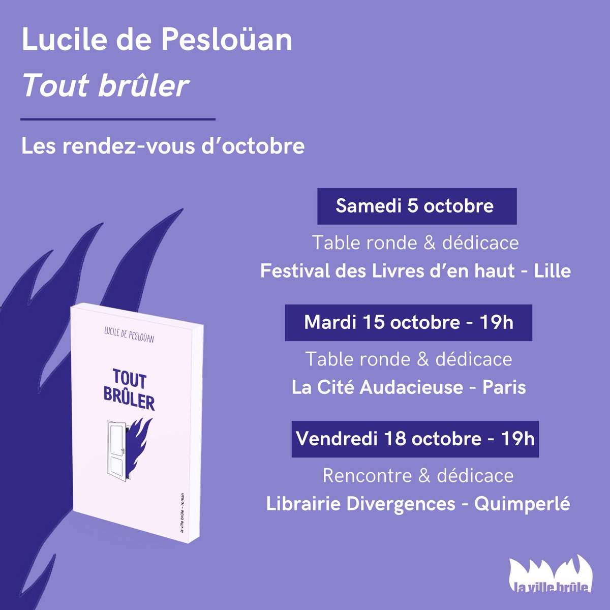 éditions la ville brûle tweet media