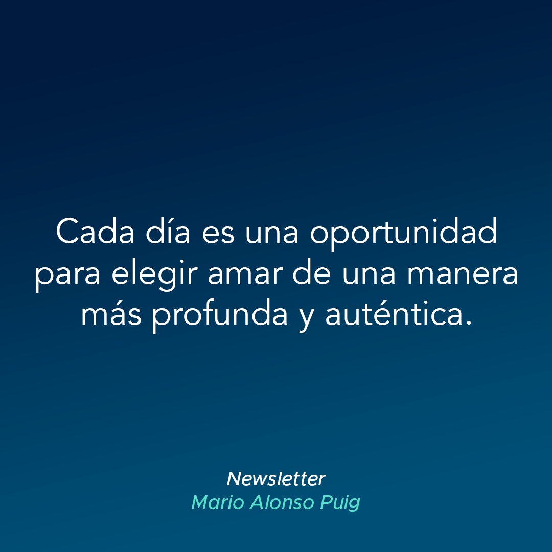 MarioAlonsoPuig's tweet photo. Te invito a reflexionar sobre tus relaciones y sobre el tipo de amor que eliges dar. ¿Es un amor condicionado o incondicional? La próxima vez que interactúes con alguien que te importa, intenta ver más allá de sus acciones y apariencia y enfócate en la esencia de quién es. https://t.co/tT6TM661mN