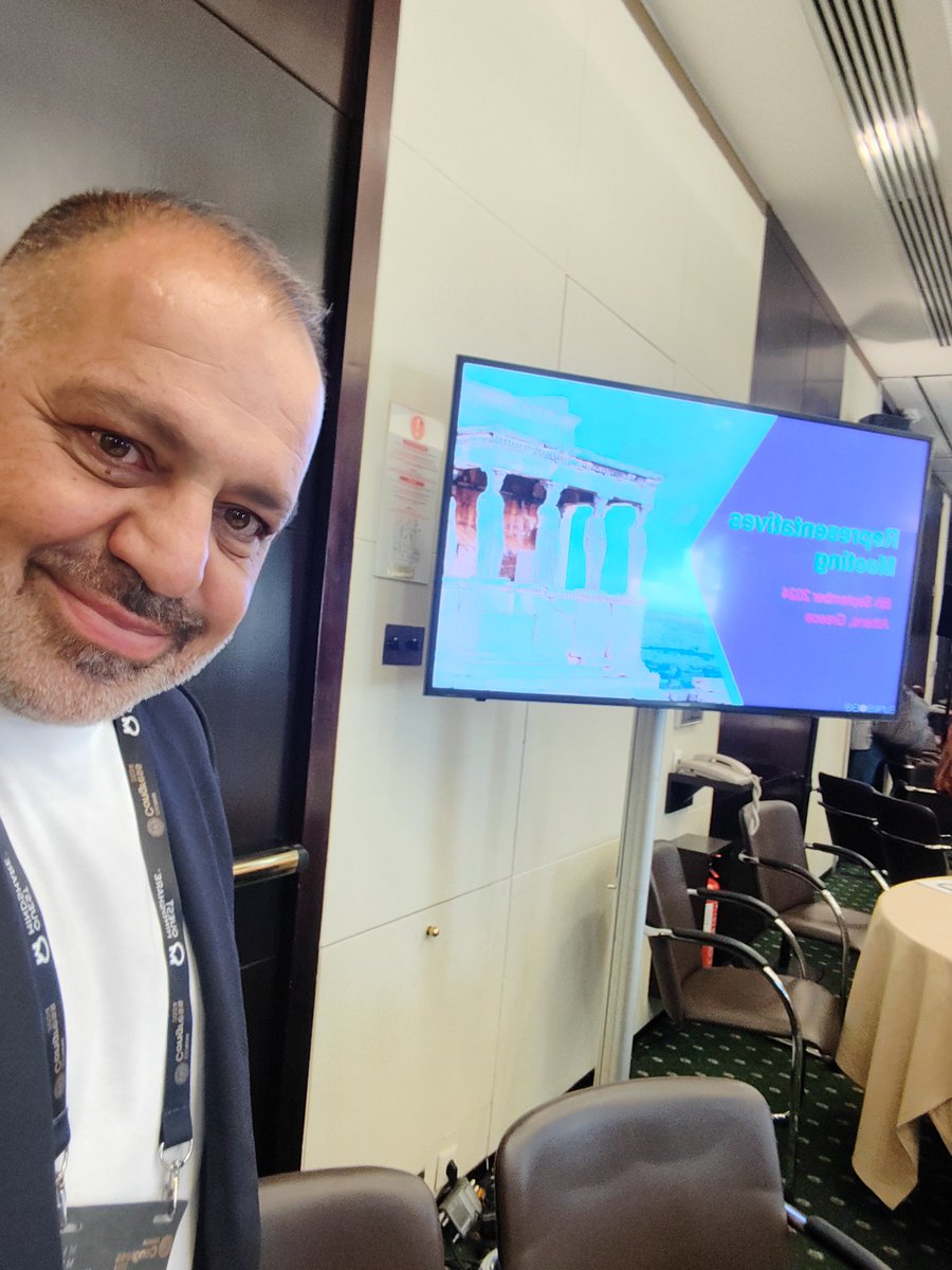 lysandros_cy's tweet photo. #esomar @ESOMAR Congress #athens day 1, #conread is here again, lets lead the industry https://t.co/UCnVn5voyh