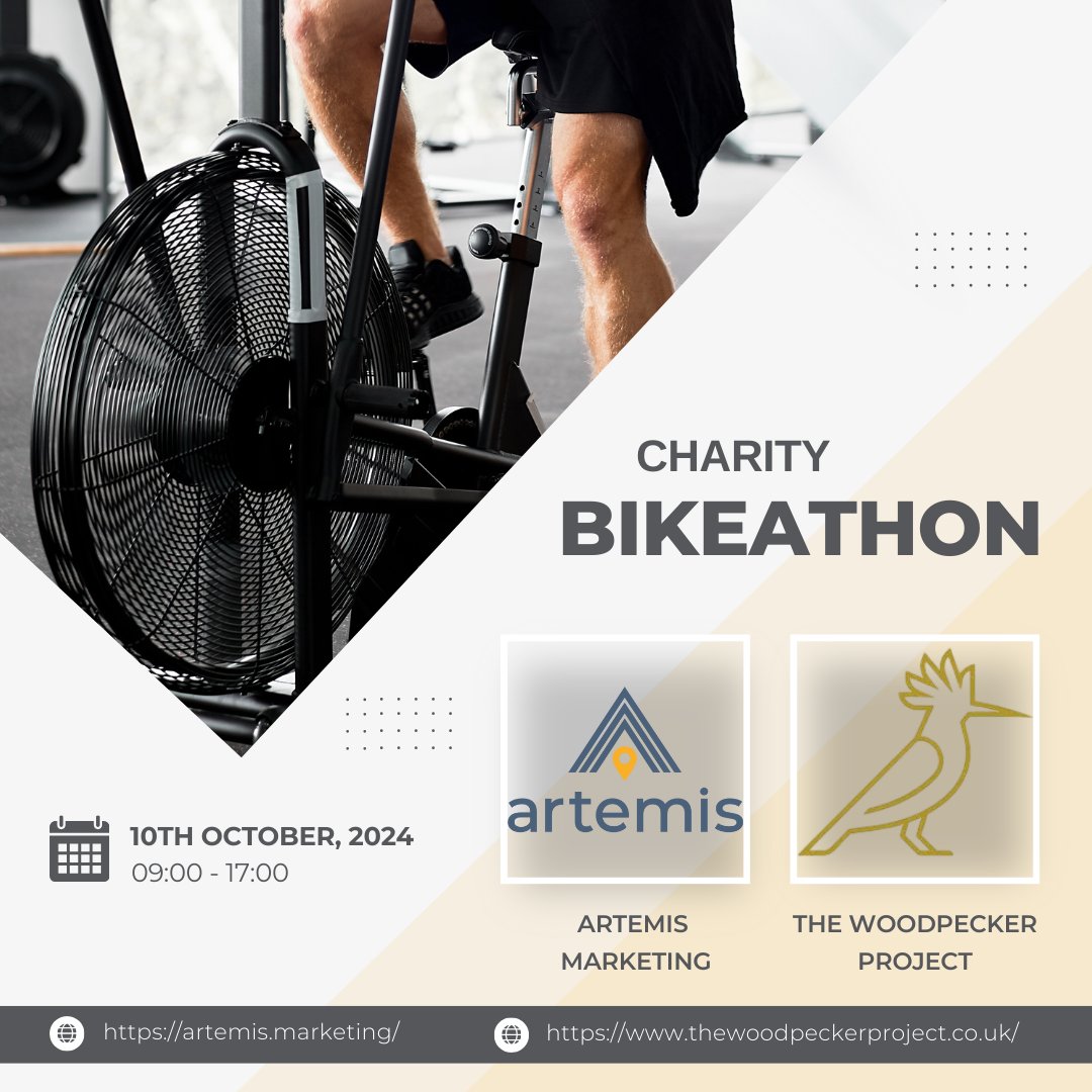 Pedal Power for Mental Health! 🚴

📅 October 10th, 9AM-5PM
🎯 Our Mission: Keep the wheels spinning for 8 hours straight

To support us, please donate today:
bit.ly/ArtemisBikeath…