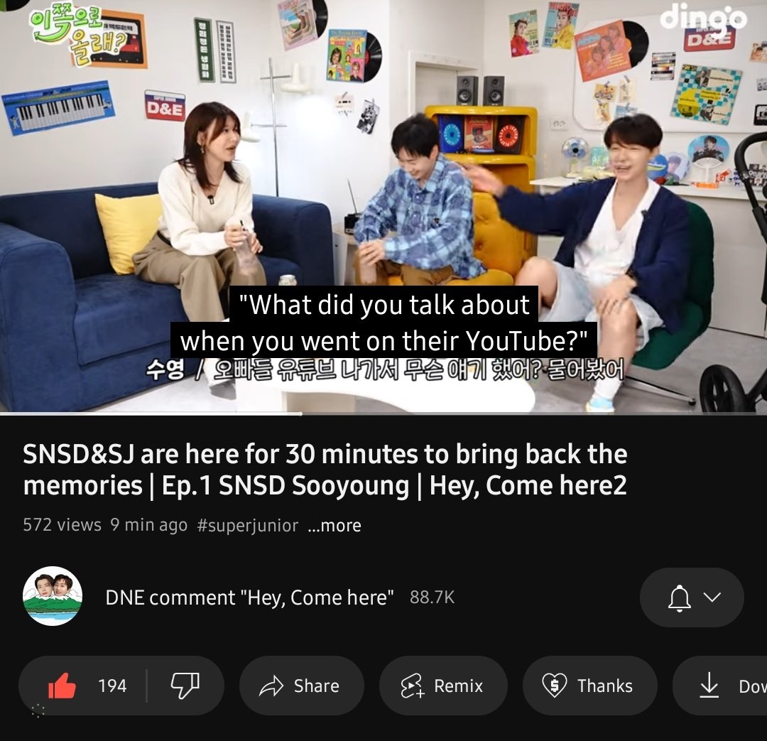 shemigu's tweet photo. new content from sugen on d&e youtube 😭😭😭
https://t.co/LMHhCXgK2H
#snsd #soshi #girlsgeneration #sugen #superjunior #suju #supergeneration #sooyoung #eunhyuk #donghae https://t.co/sa69T2Q6zK