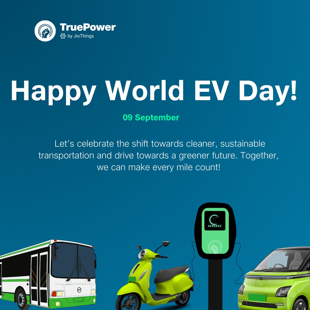 get_truepower's tweet photo. Today, on World EV Day, we celebrate the transformative impact of electric vehicles on our planet.  Let’s continue to drive change by embracing cleaner, greener transportation options. Together, we can create a healthier planet for future generations. #WorldEVDay  #CleanEnergy https://t.co/BE4Ow2O30t