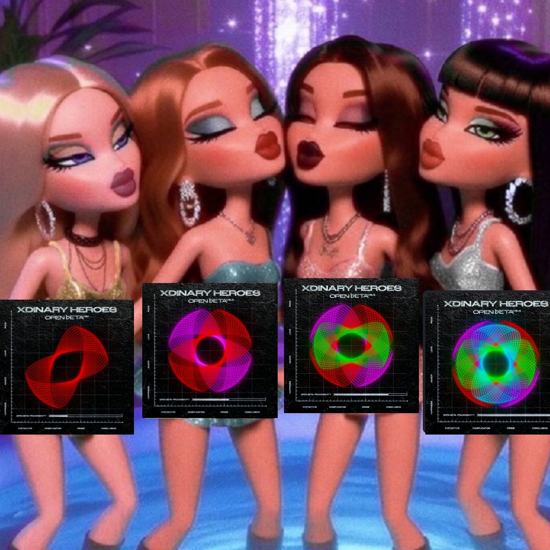 gaoncrumbs's tweet image. the four pillars of the xperiment project