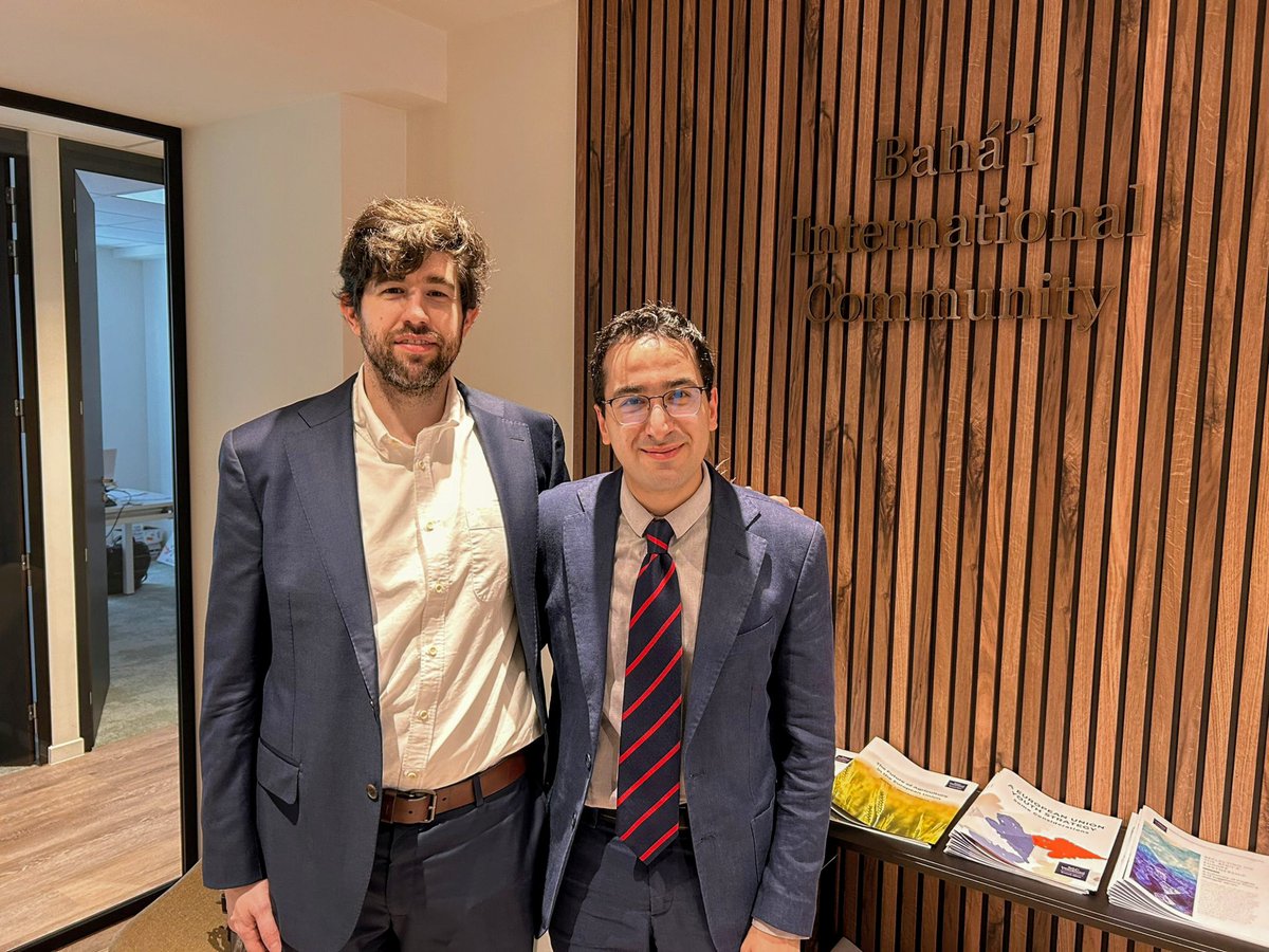 Bahá'í International Community - Human Rights (@bahaibic_rights) on Twitter photo Glad to welcome <a href="/MichaelARPage/">Michael Page</a>, Deputy Director of @HRW MENA, to our Brussels office for fruitful discussions on joint actions and their latest report, "Boot on my Neck," assessing the persecution of #Bahais in #Iran to amount to a crime against humanity.
The HRW Report 👉 Glad to welcome <a href="/MichaelARPage/">Michael Page</a>, Deputy Director of @HRW MENA, to our Brussels office for fruitful discussions on joint actions and their latest report, "Boot on my Neck," assessing the persecution of #Bahais in #Iran to amount to a crime against humanity.
The HRW Report 👉