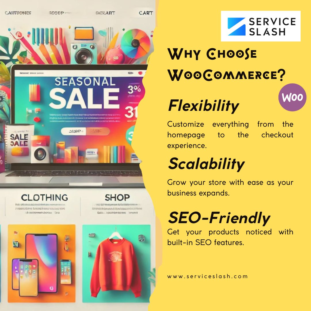 🔗 Need a High-Performing 𝙒𝙤𝙤𝘾𝙤𝙢𝙢𝙚𝙧𝙘𝙚 Store?
Let’s build your dream store! Contact us today to get started. 💼🚀
#WooCommerce #WordPress #Ecommerce #OnlineStore #ServiceHighlight #WebDevelopment #CustomWebsite #WooCommerceExperts #ServiceSlash #BusinessGrowth #