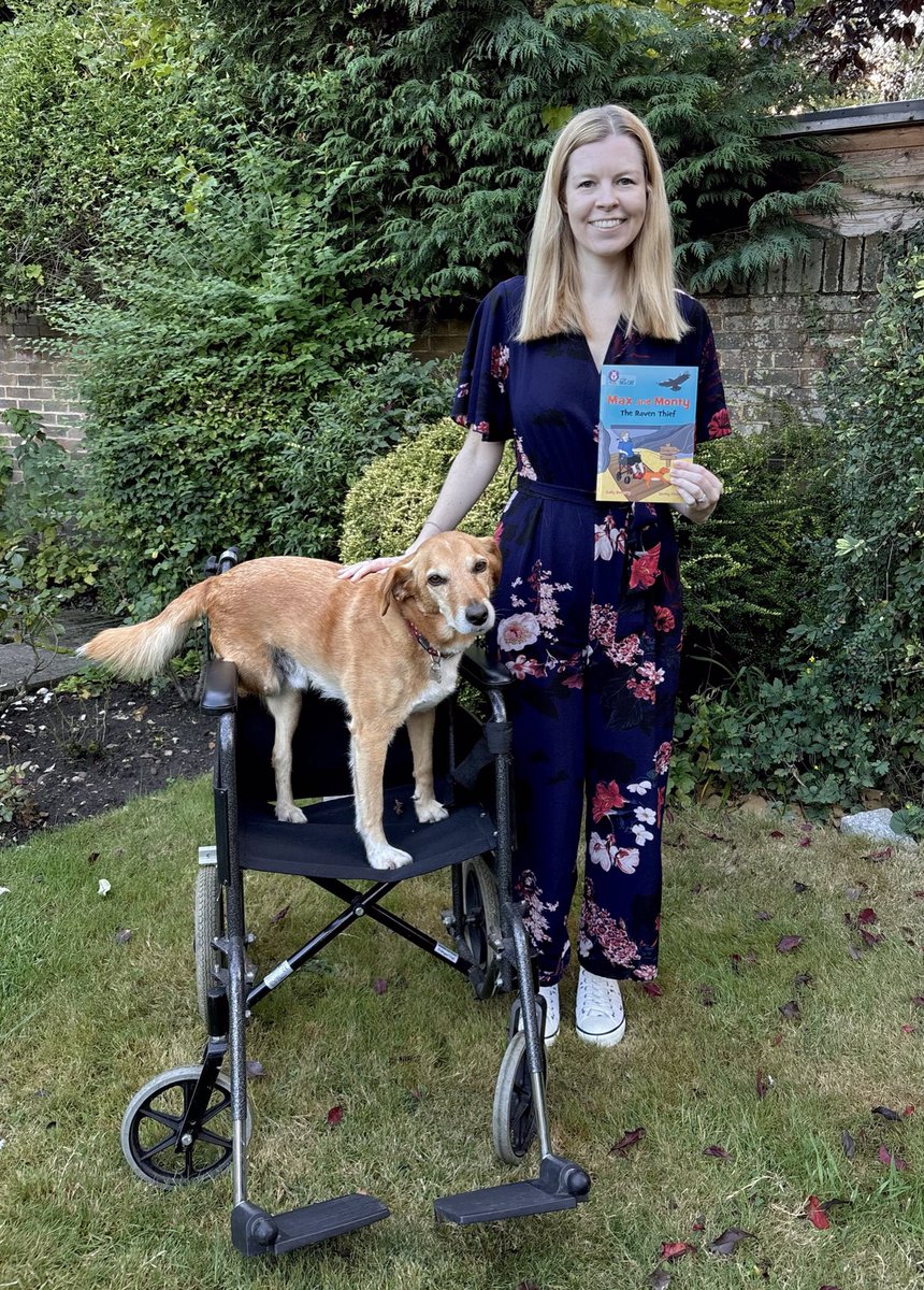 Max &amp; Monty publishes TODAY!! 🎉🎊 <a href="/CollinsPrimary/">Collins Primary</a>

I’d never have never chosen this chronic illness path in life but I’m SO glad I can help raise awareness through books

👨‍🦽A boy with M.E. who’s an ambulatory wheelchair-user
🐕A three-legged dog sidekick 
💰Burglars at the beach