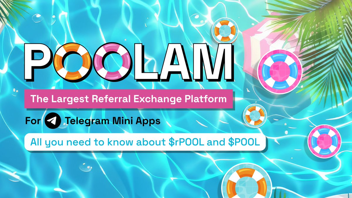 PoolAM_hub's tweet photo. 💦 Discover $rPOOL and $POOL! 💦

In #PoolAM, there are two key tokens 🪙 $rPOOL and  $POOL
But do you know how each one works? 🤔 Let’s break it down for you!

🏖️ PoolAM bot: https://t.co/VV9ScREusd

Check out the full guide to create your own referral tasks 👇 👇
🔗 https://t.co/DWYEHs7S4w

Read on for more detail of each token! 👇