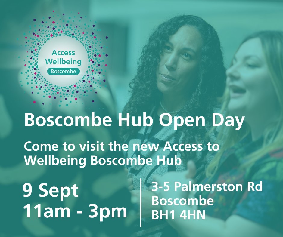 Join us in Boscombe as we raise awareness for #SuicidePrevention and showcase a wide range of incredible local support available for mental health challenges.    

  We're also excited to open the doors to our brand-new drop-in hub in Boscombe!🥳

#SuicidePreventionDay