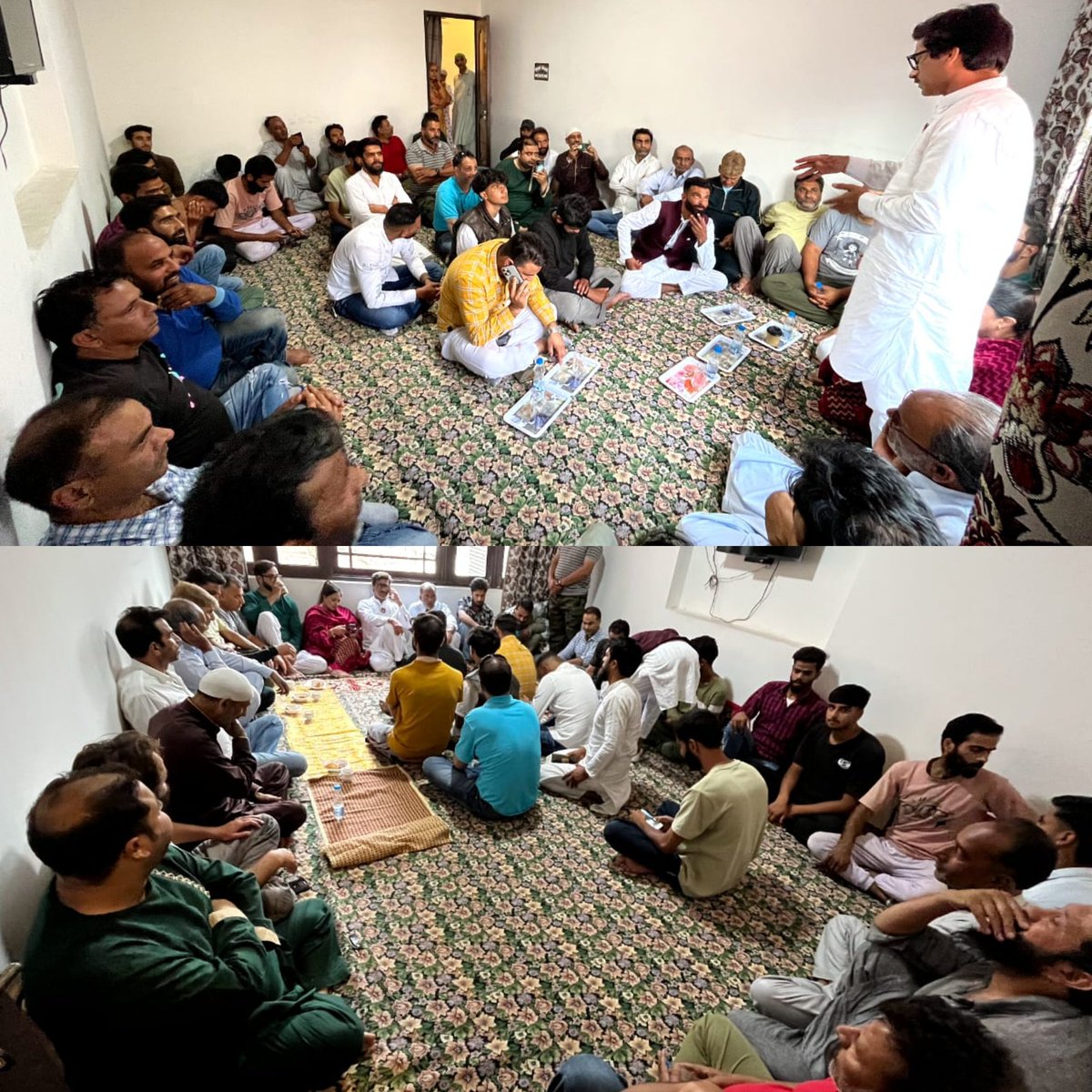 ahsanpardesi's tweet image. On going campaign trail for assembly election in Lal chowk Constituency
#Ikhrajpora 
#publicoutreach 
#committedtoserve
#committedtowin
#halhehalhai
#missionzamanathzabdh