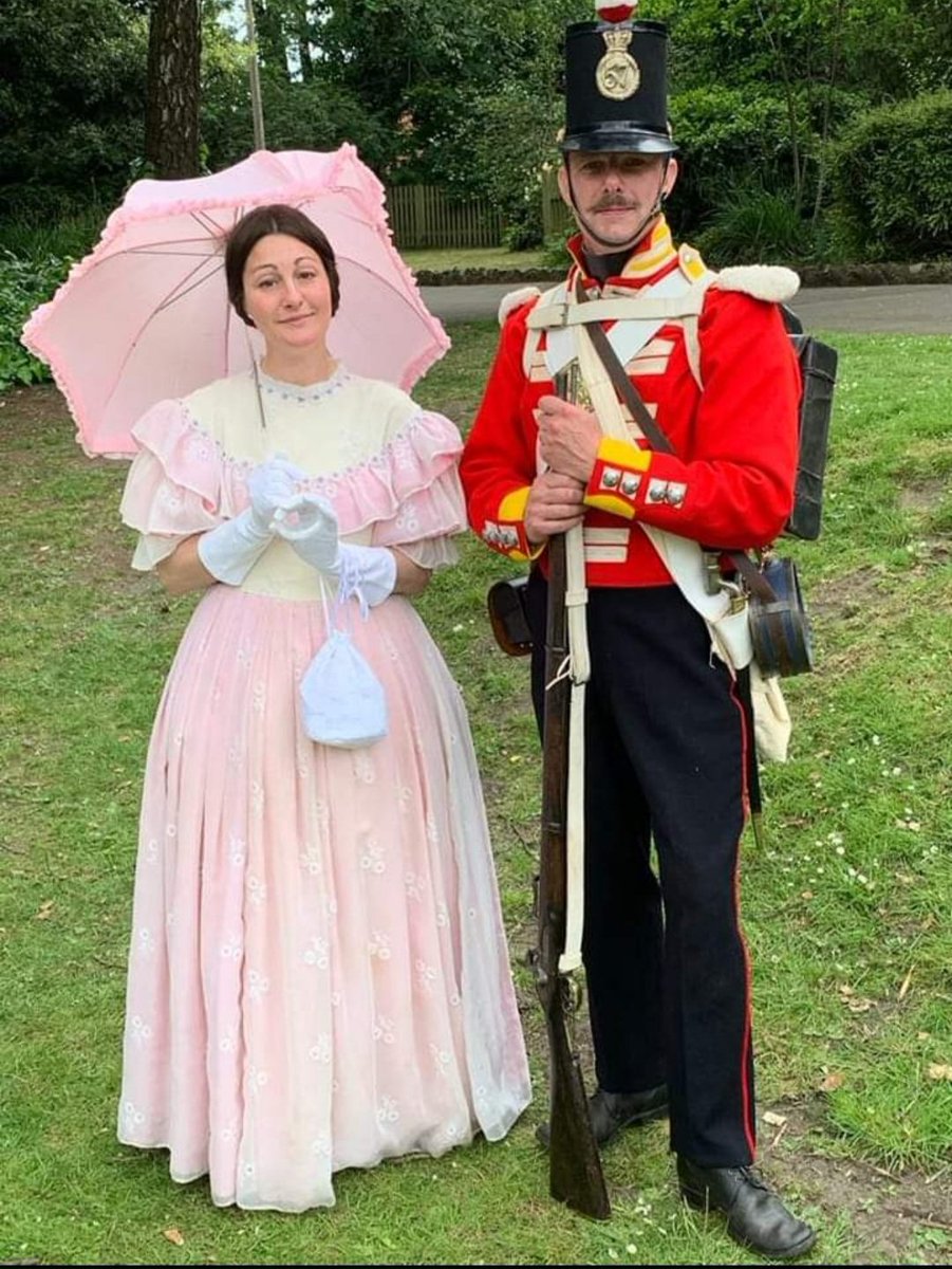 A display of the British Soldier of the Crimean War, at Bourne Hall Museum, Ewell, from a couple of years back....I always get "Quality Street" vibes from this photo!
