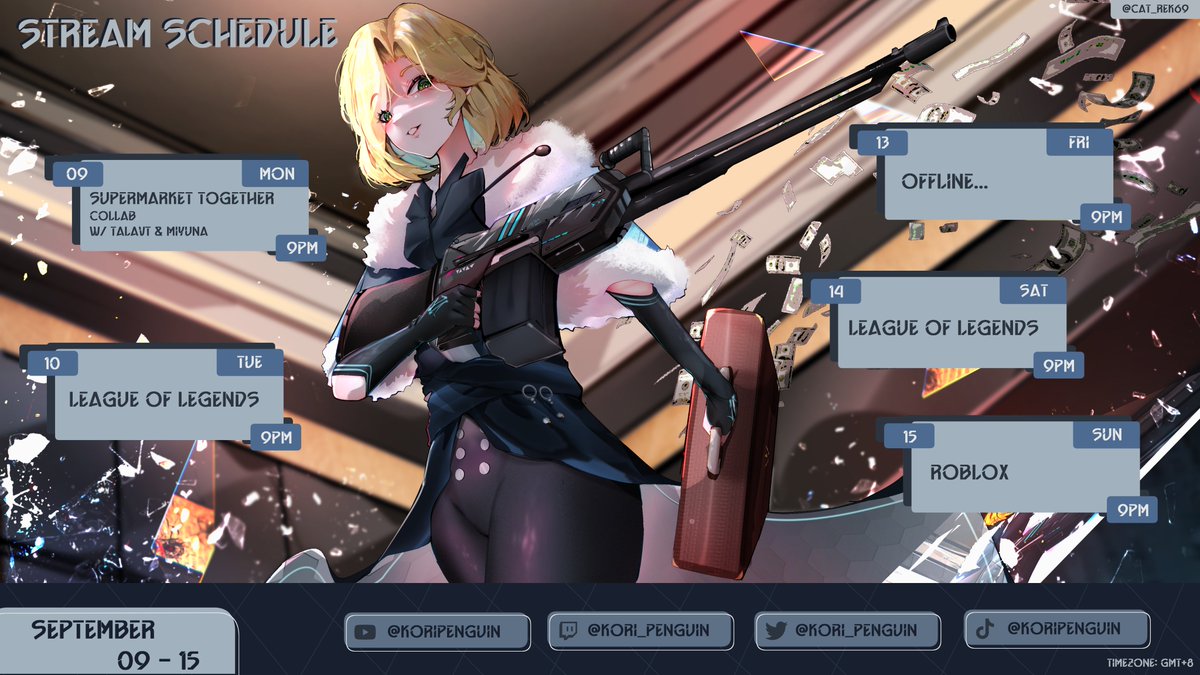 Kori_Penguin's tweet photo. 🐧 SCHEDULE UPDATE🐧
REEEEEEE Were back to regular streaming so let's celebrate with a new schedule template! ✨
GEN TAG: #PenguKori
ART TAG: #Korillust
LIVE TAG: #LiveKori
NSFW TAG: #Korgasm https://t.co/Bc4koarFtx