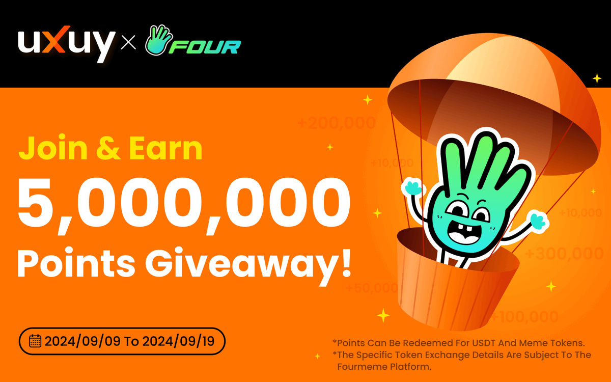 🚀 Join the #UXUY X https://t.co/xTD9HHi56q 5,000,000 Points Giveaway! 🌟  Take part in this special event and stand a chance to win big rewards.  Experience innovative partnership and compete for up to