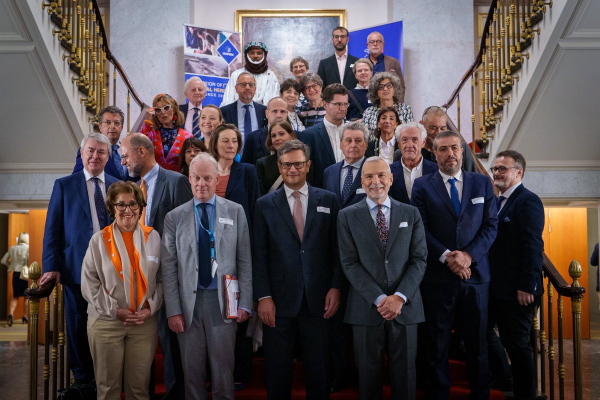 HungaryintheEU's tweet photo. 🏛️ Today, we are raising awareness about the crucial role of local communities, NGOs, and EU institutions at the Protection of #CulturalHeritage Conference. We are sharing best practices, addressing gaps, and exploring new funding opportunities. The #HU24EU event features around 30 speakers and 200 participants from across the globe. Thank you to @EEAS_SecGen, @europanostra, @ALIPHFoundation, @GertJanEU, @UNESCOEU, @ImaneAtarikh, @HungaryHelps, and everyone involved for your support and participation.