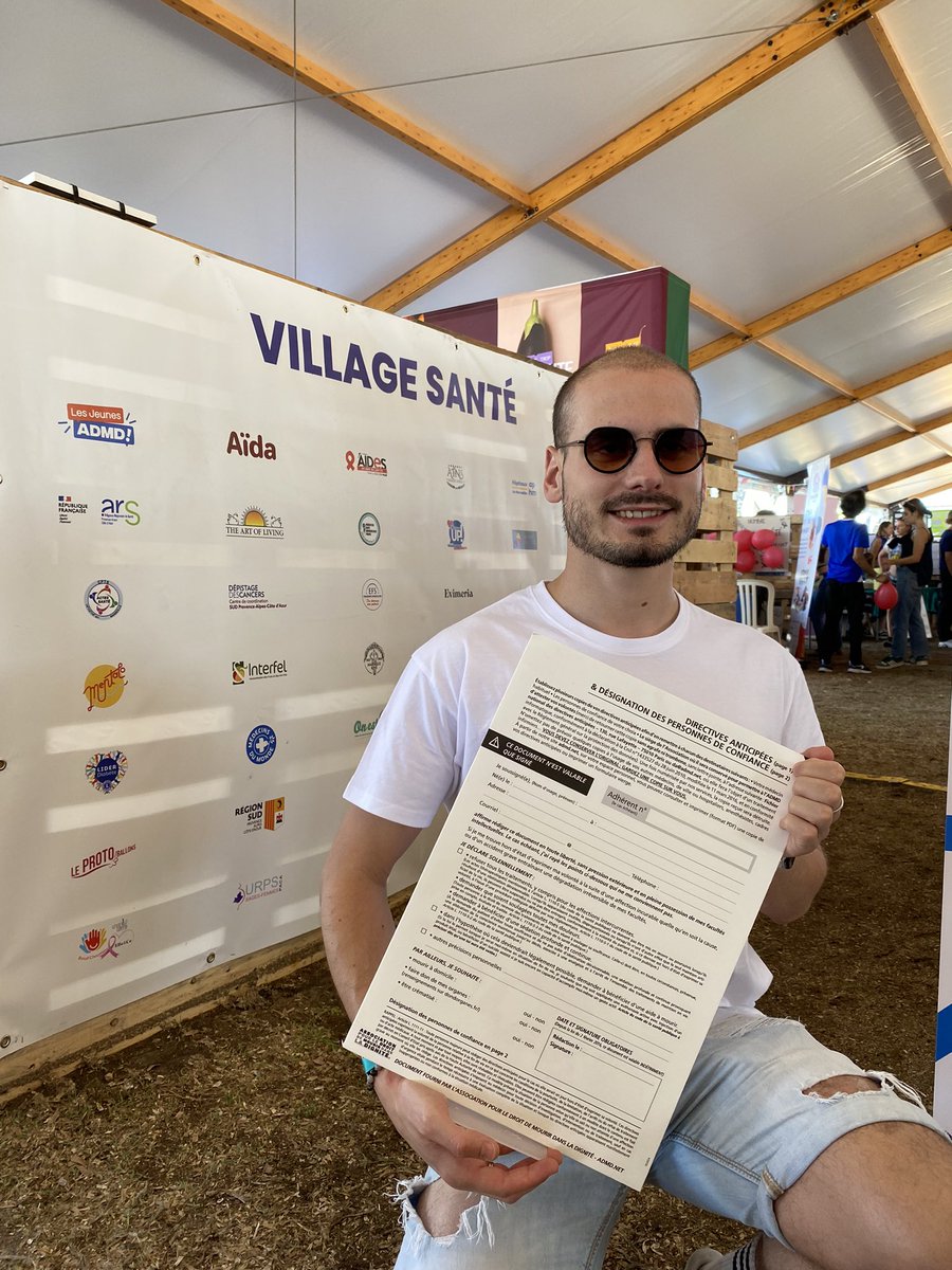 Au <a href="/deltafestival13/">deltafestival13</a> ce WE pour sensibiliser à la #FindeVie les nombreuses et nombreux festivaliers ! #MarredAttendre