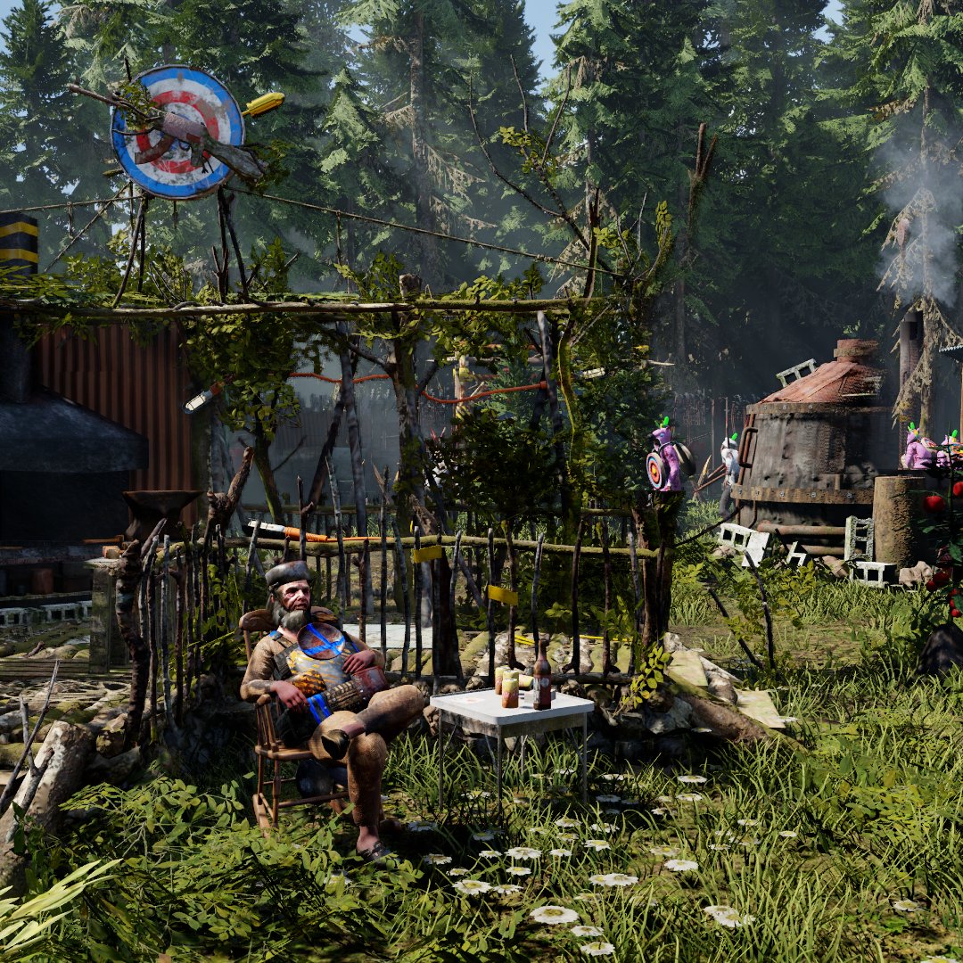 ParadiZeProject's tweet image. There are reports of a new survivor visiting the camp. We&apos;re sending our reporters to the scene to investigate what&apos;s going on, but it&apos;s certainly nothing good!