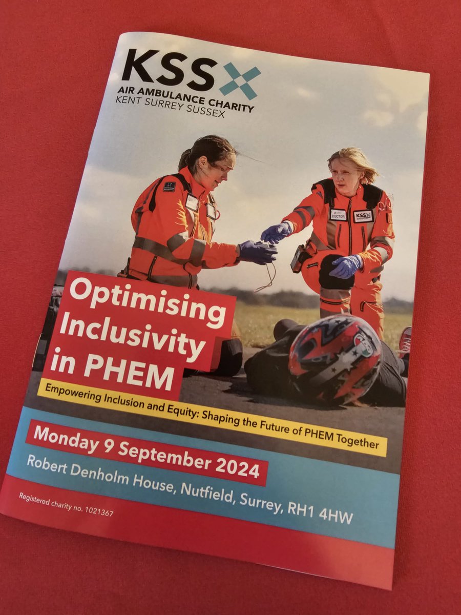Today we're delighted to bring people from all across the clinical sector for a special Optimising Inclusivity in Pre-Hospital Emergency Medicine (PHEM) symposium. This is a crucial step towards enhancing inclusivity and access for colleagues within pre-hospital care.