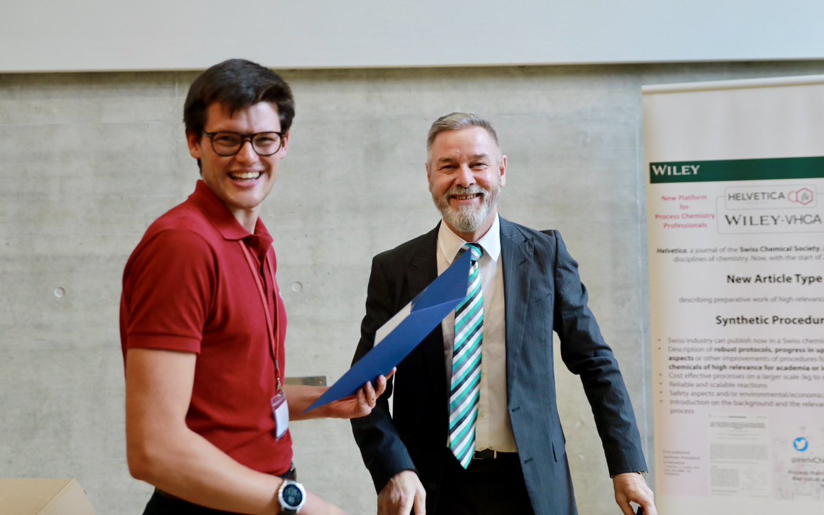 Truly honored to have been awarded with a Best Oral Contribution prize at <a href="/SwissChemistry/">Swiss Chemical Society</a> #fm24. Looking forward now to publishing this work in collaboration with <a href="/PedroJPerez65/">Pedro J. Perez</a> group. <a href="/albrecht_lab/">AlbrechtResearch</a>