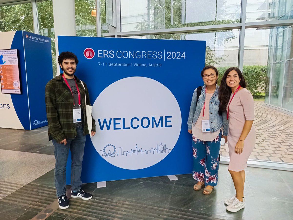 🟢Presentando nuestros últimos resultados en el #ERSCongress en Viena🥳👩🏻‍🔬