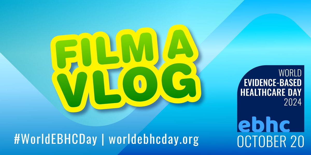 Visit us at the #WorldEBHCDay exhibition booth at the 2024 <a href="/GESummit/">GESummit</a> in Prague and record a vlog!

Learn more about the three themes you can address in your vlog for the 2024 World EBHC Day campaign, ‘Health &amp; Beyond: from Evidence to Action.’ 👇

worldebhcday.org/vlog
#GES2024