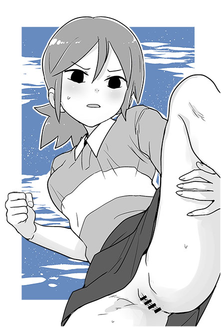 人面魚たちと戦う『Seam〇ngrel』のキムちゃん 