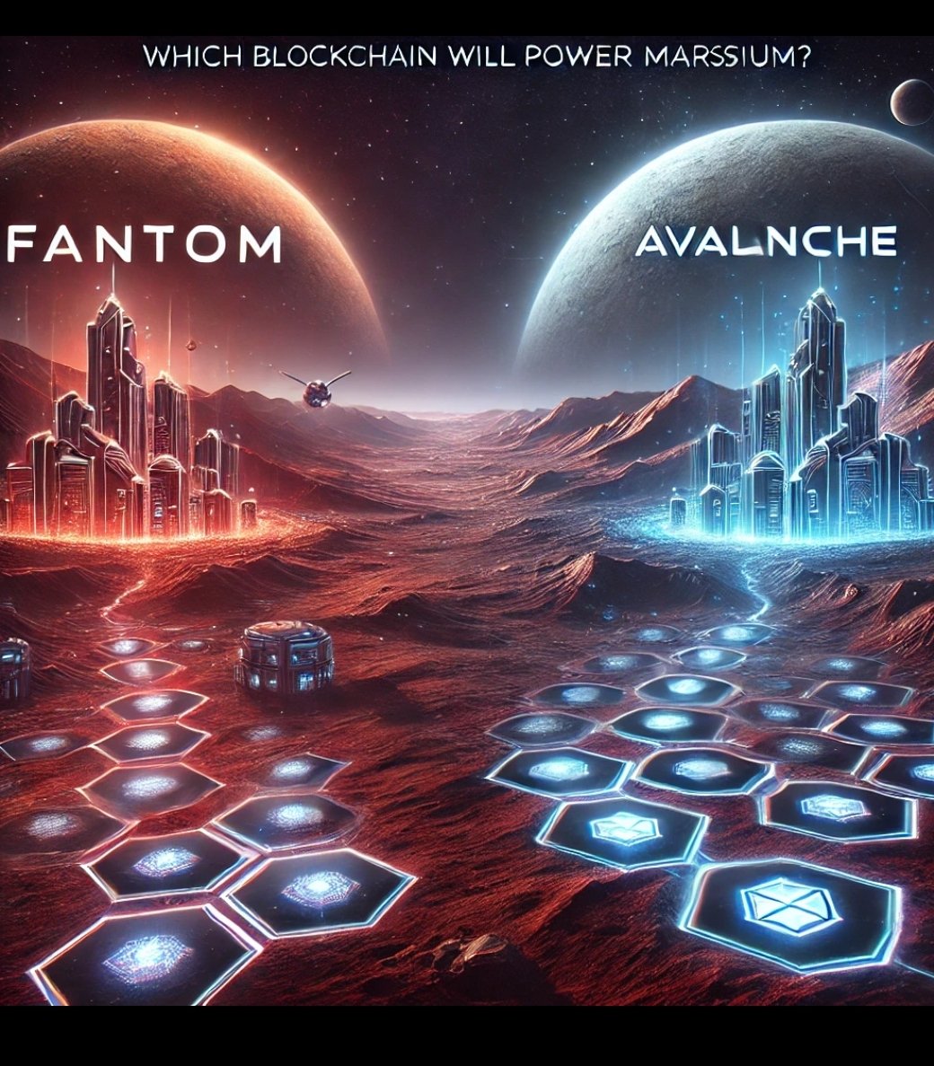 🚀 Marsium is Launching! 🌌
We’re deciding where to build our Mars metaverse:
🤔 Fantom or Avalanche?
Which blockchain do you think is best for the future of Mars? 🪐 Cast your vote!
#Marsium #BlockchainDebate #Fantom #Avalanche #MarsMetaverse #CryptoRevolution $ftm $avax