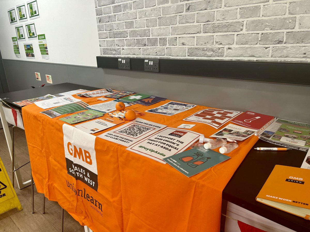 Today, <a href="/GMBWSW/">GMB Wales & South West</a> members equal pay claim goes back to court. <a href="/GMB_union/">GMB Union</a> is taking the fight to Asda on a national day of action to say #PayUpAsda Stop 1 this morning is Asda in Bideford.