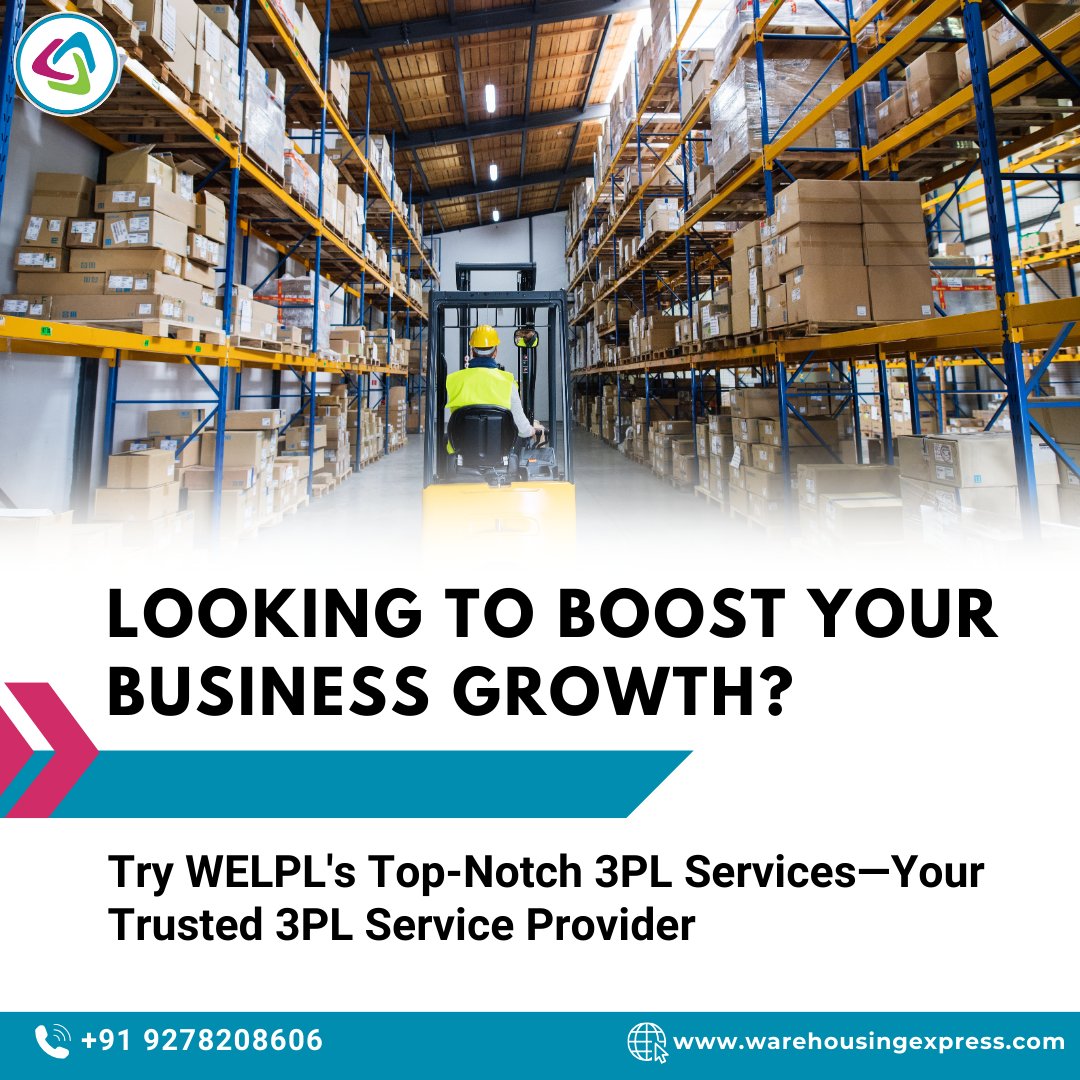 WarehousingExpr's tweet image. Partner with WELPL for top-notch 3PL solutions and grow your business efficiently!

#3PL #LogisticsPartner #BusinessGrowth #SupplyChainSolutions #WELPL #3PLServices #FulfillmentExperts