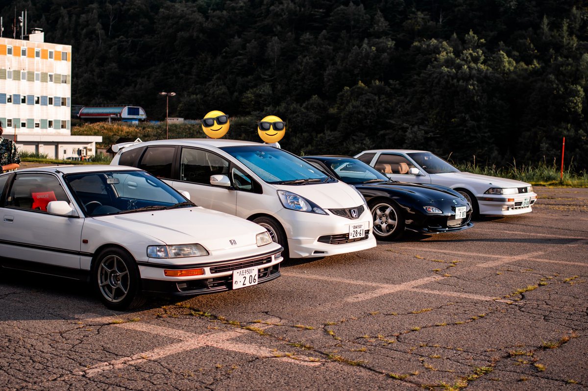 大川さん
写真ありがとう😊
ロードスターで来てない組並んでる写真最高😂