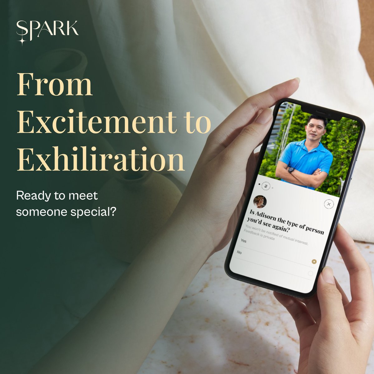 Have you checked us out yet ? 😍💫✨

#SparkLove #DatingLife #UniqueExperiences #Love #IdealPartners