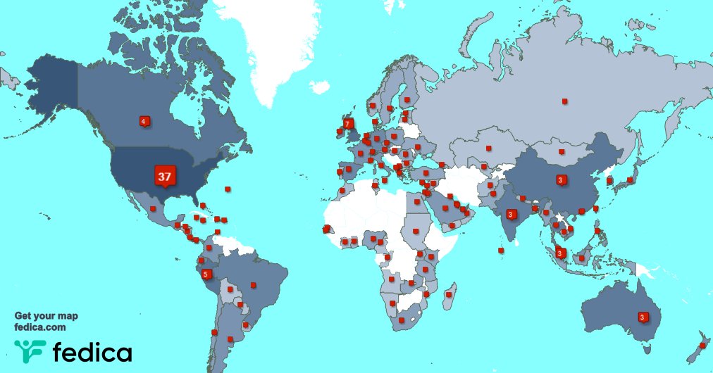 I have 4 new followers from Germany, and more last week. See fedica.com/!iLearnDSilva
