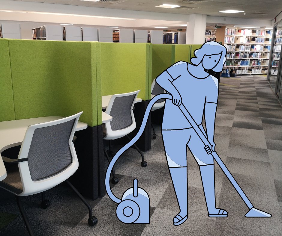 📢 Please be aware that we will be closing Floor 5 and 6pm in the Library at 4pm today to allow our Carpet Cleaning Crew to work on these floors.
We kindly ask any users using those floors from 4pm today to relocate to Floor 4, 3, 2 and the 24/7 PC Suite during this time. Thanks.