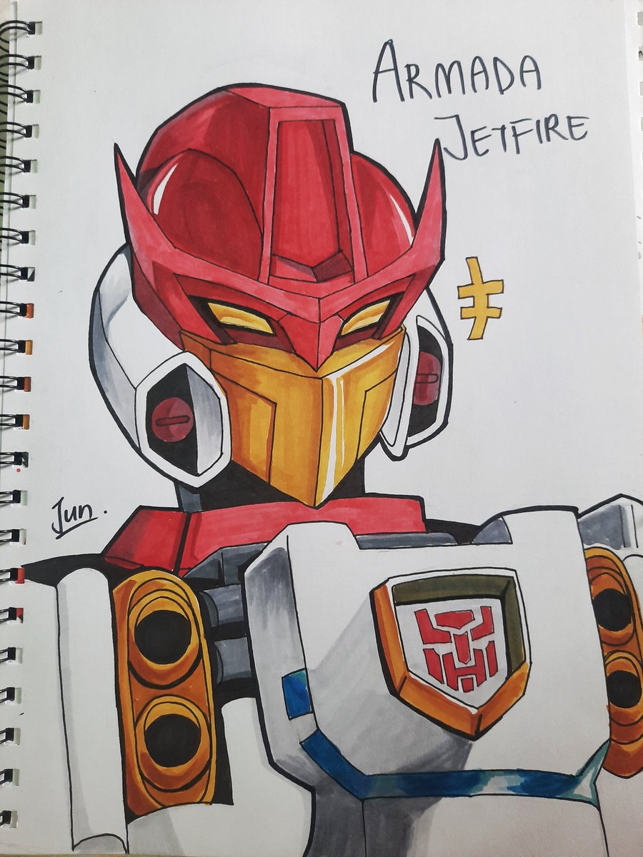 mitositosis's tweet image. i look at my recent traditional art and i feel like a kid again /pos 
have a jetfire from #transformersarmada #maccadam