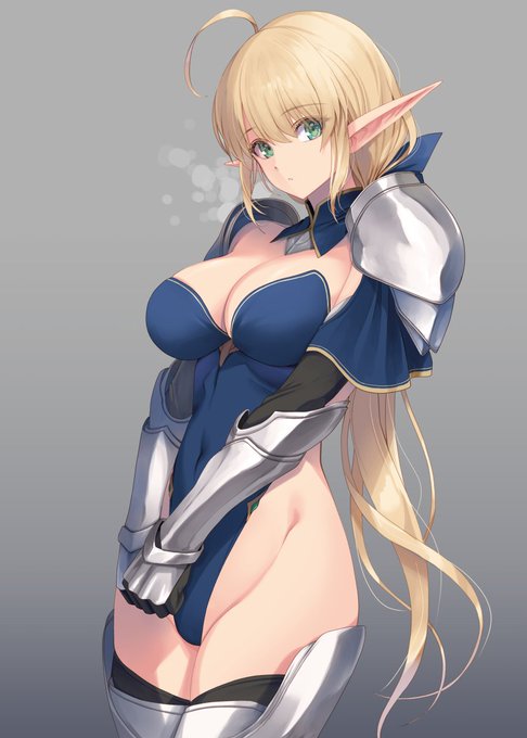 レオタード女騎士エルフ。エルフレオタード女騎士。女騎士エルフレオタード。 