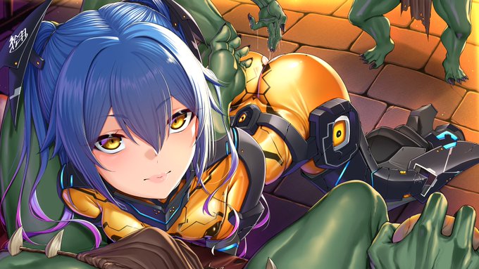 Skebご依頼物!!!
PSO2からクーナ
ゴブリンさんたちに捕まっちゃったシチュでのご依頼でした!!
ありがとうございました～!! 