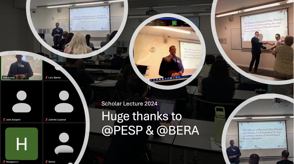 Huge thanks to @pesp_sig and <a href="/BERANews/">BERA</a> for the honour of being the 2024 scholar lecture. A seminal moment in my career and huge thanks to everyone who joined in person and online.