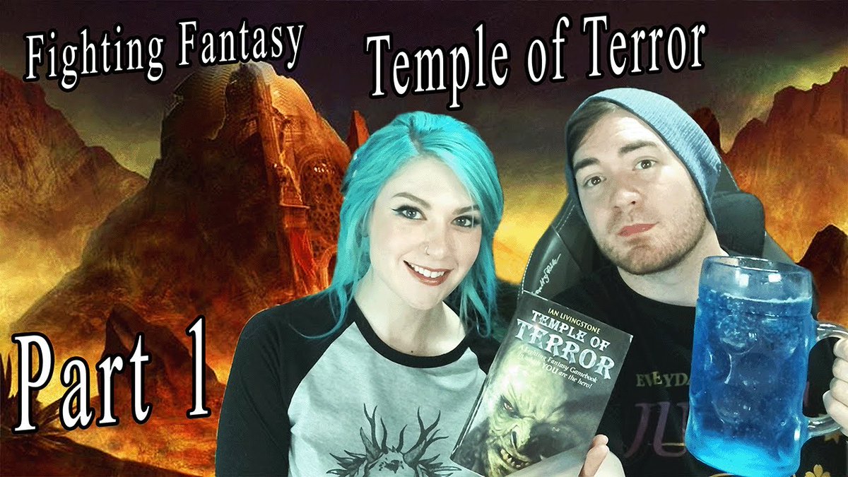 SeanBmore91's tweet photo. We are back! Come join us in our trip through the "Temple of terror" - https://t.co/B8KY6TJmR6
#FightingFantasy https://t.co/dwp6FanjAg