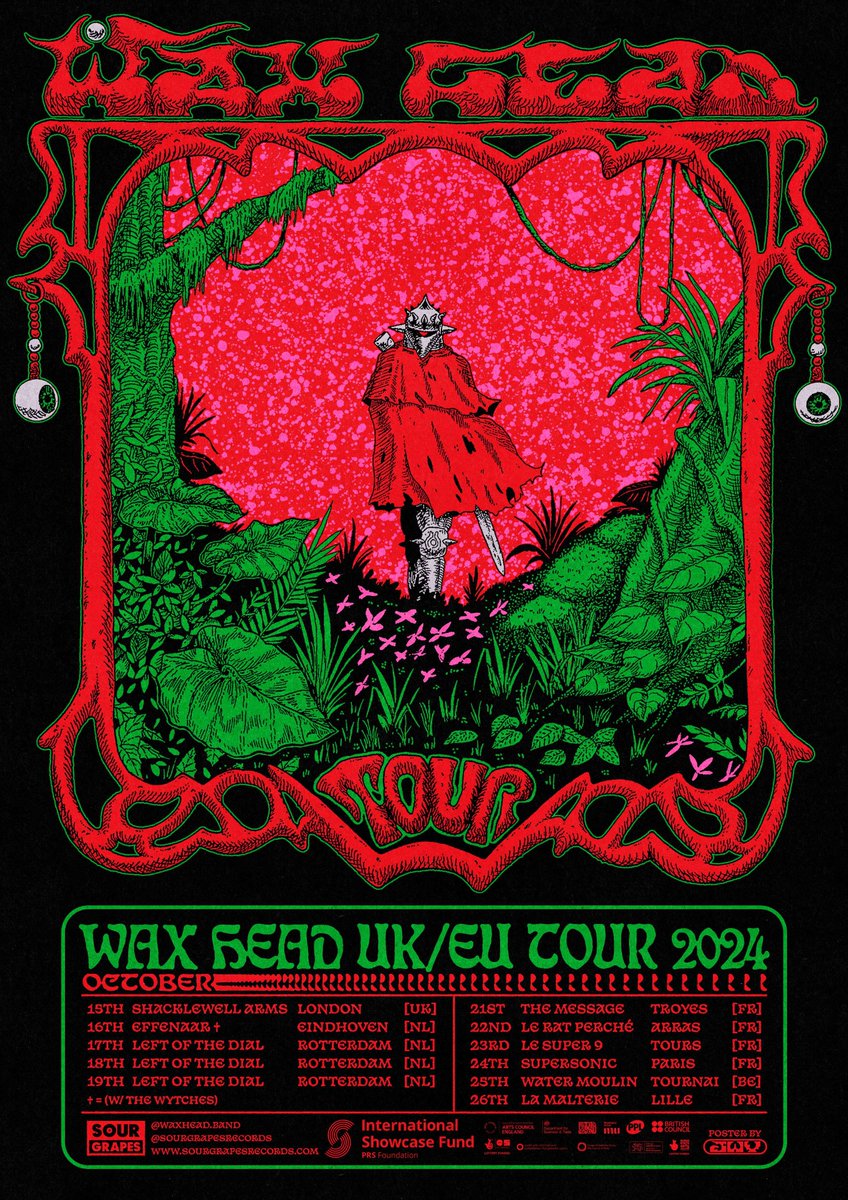 Prescription PR (@prescriptionpr) on Twitter photo Following an explosive performance at Manchester Psych Fest, Wax Head share their raucous new single "Rusty Cutter" on <a href="/SourGrapesMusic/">Sour Grapes Records</a> and share news of their first-ever UK/EU tour including three dates at Left Of The Dial.
Listen here now!
push.fm/fl/8ozhuklf Following an explosive performance at Manchester Psych Fest, Wax Head share their raucous new single "Rusty Cutter" on <a href="/SourGrapesMusic/">Sour Grapes Records</a> and share news of their first-ever UK/EU tour including three dates at Left Of The Dial.
Listen here now!
push.fm/fl/8ozhuklf
