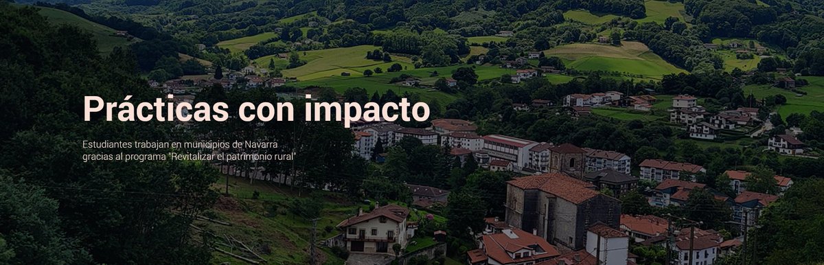 Este verano, desde <a href="/empleounav/">Servicio de Prácticas y Empleo UNAV</a>, hemos tenido la suerte de colaborar con el Programa  Revitalizar el Patrimonio Rural. 42 estudiantes de la <a href="/unav/">Universidad de Navarra</a> han realizado prácticas en 24 municipios navarros en riesgo de despoblación
unav.edu/noticias-y-eve…
#unav #talentounav #patrimoniorural