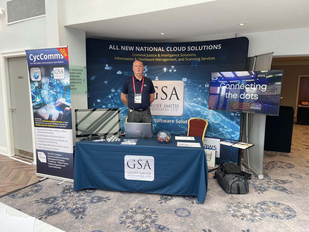 GSA are at the Police Superintendent’s Association Conference 2024. We are continuing to demonstrate our new National Comms Data platform and the huge intelligence gains and operational efficiencies that can be achieved. We also want to highlight our partnership with Altia.