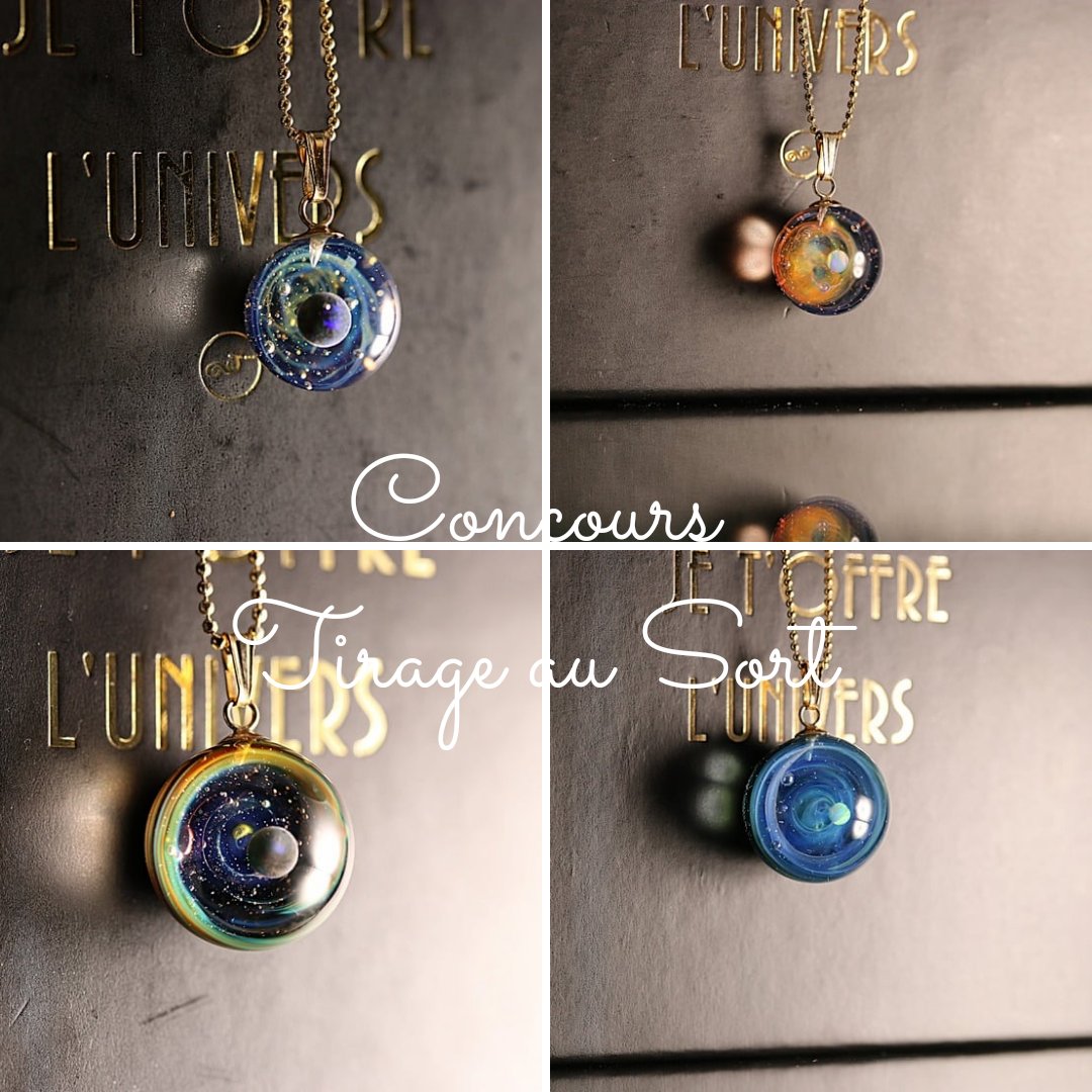 ✨Concours Tirage au sort ✨.
Pour bien commencer la rentrée.

Un pendentif Galaxie✨
sur-mesure à Gagner d'un diamètre 15mm.

Pour Participer il suffit de :

✨Être abonné à mon compte.
✨ Liker et partager cette publication.
✨Inviter 2 personnes en commentaire.