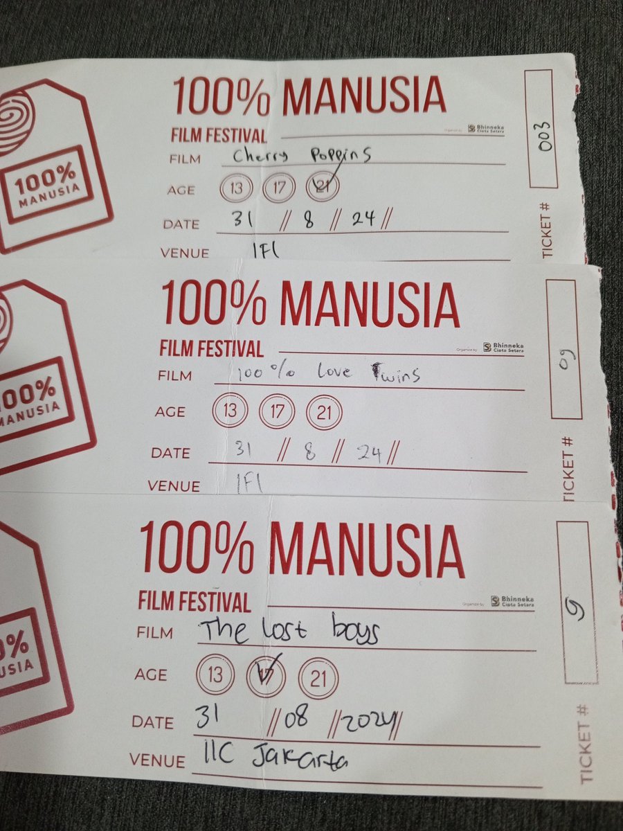 GVentyana's tweet photo. Anyway, I attended 9 screenings in total. I cried and I laughed and I cried some more. Thank you so much @100prsenmanusia !! 
See you next year! https://t.co/kyBDyc4LnO