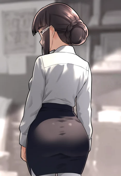 #無言で後姿を見せつけよ見た人もやってねお願い 
