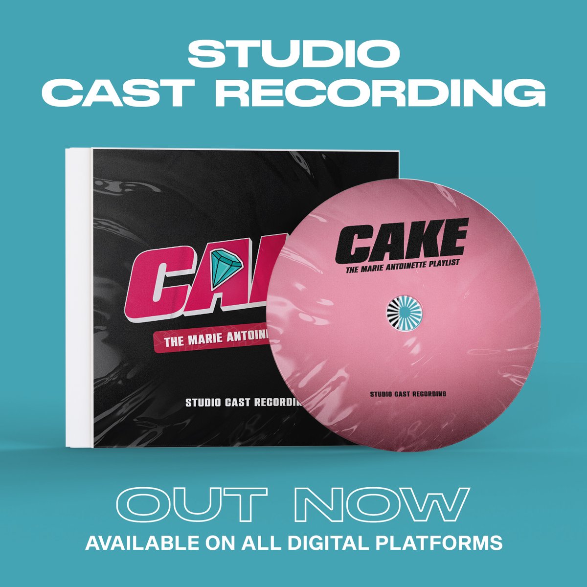 We've got a very important announcement! 🔥 

You can stream the #CakeTheMusical album and listen to all our revolutionary bangers RIGHT NOW! 

🎧  share.amuse.io/album/cake-the…