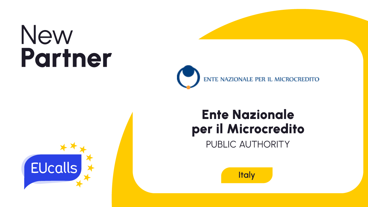 eucallsnet's tweet image. 🗣 Introducing our new #EUcallspartner!

The @ENMItaly, a non-economic public body based in 🇮🇹 Italy, plays a vital role in the microcredit &amp;amp; microfinance sectors.

🤝 Explore their profile: eucalls.net/dashboard/part…

#eucalls